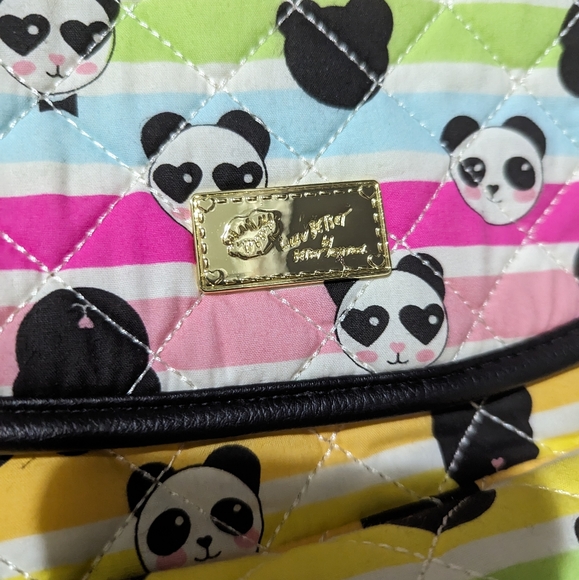 NEW Betsey Johnson Rainbow Panda Backpack - Picture 4 of 12